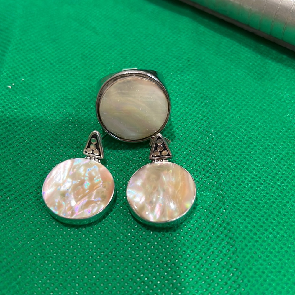 Just in- sterling and mother of pearl holiday grouping